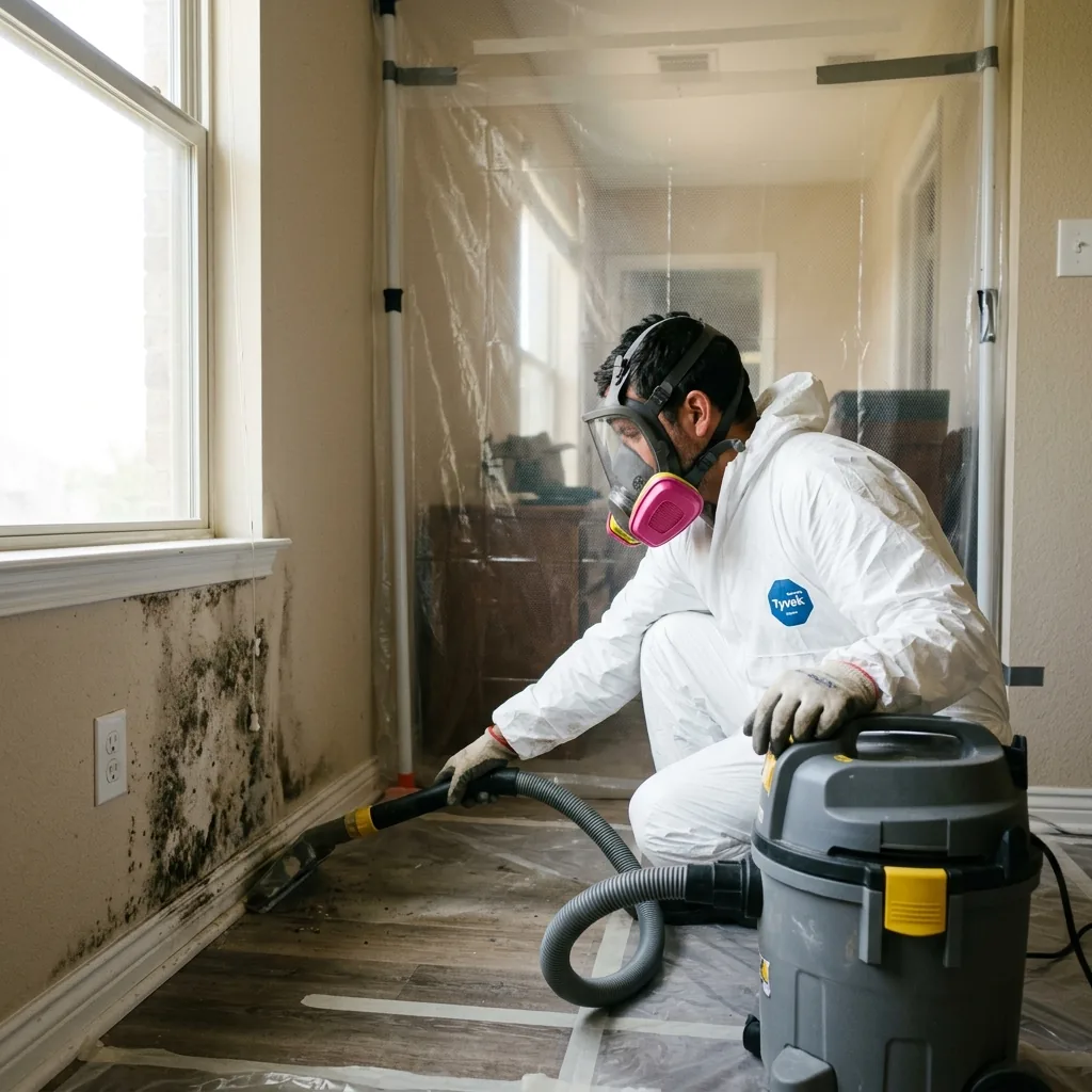 Mold Remediation equipment and process in Keller